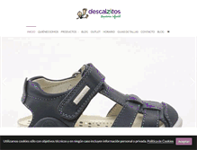 Tablet Screenshot of descalzitos.com